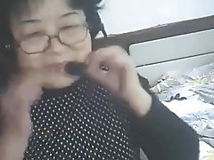 Amateur Asian Granny Webcam 