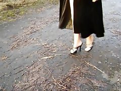 British Foot Fetish MILF Outdoor 