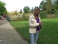 Czech Hardcore Outdoor Teen Threesome 